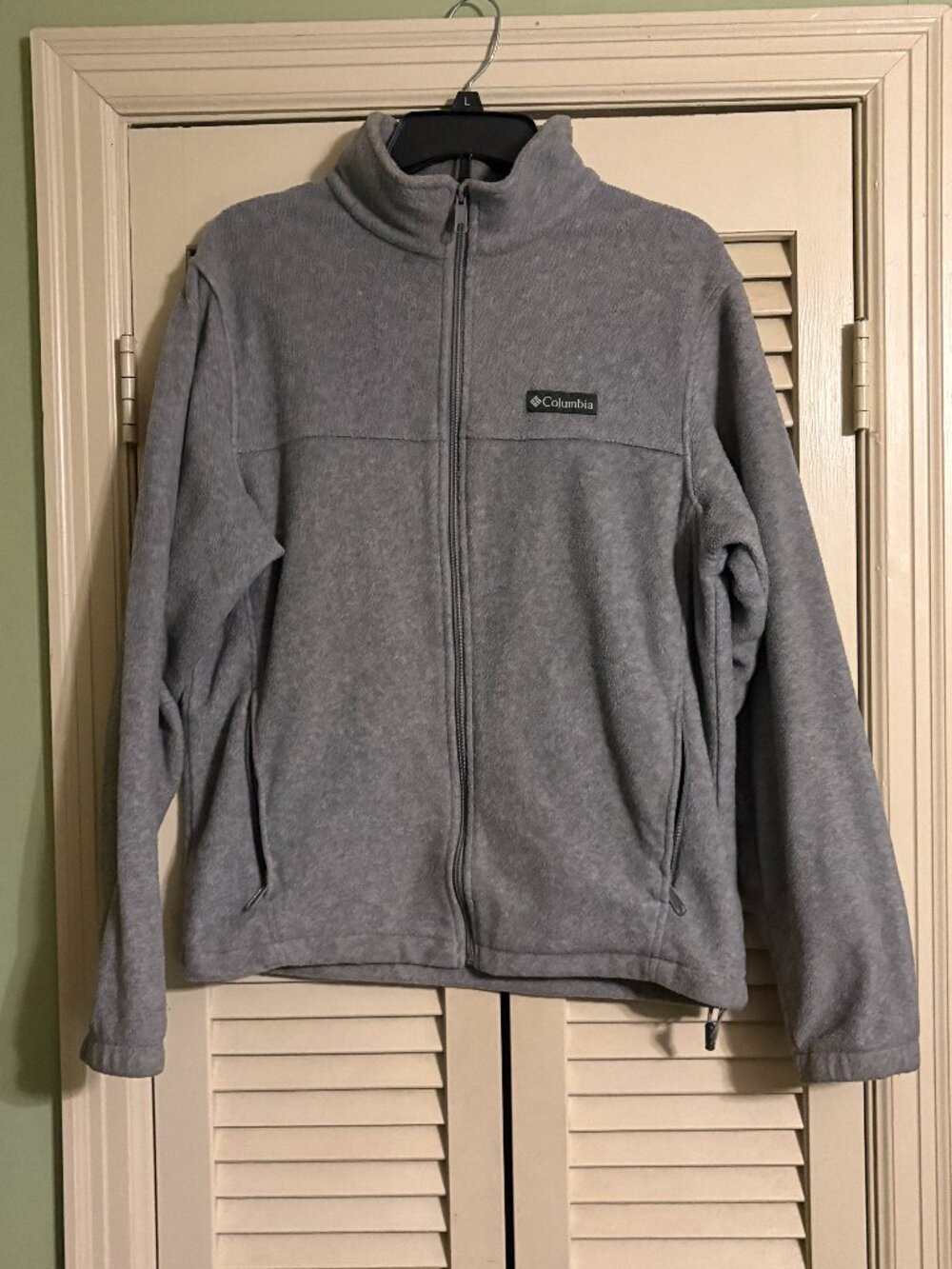 Columbia Men's Grey Medium Steens Mountain 2.0 Full Zip Fleece Jacket